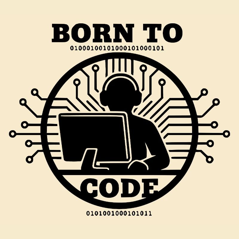 Codeur né pour coder Programmeur