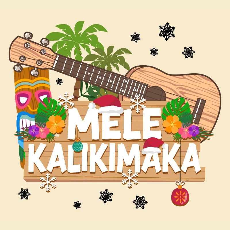 Hawaiian Ukulele Uke Christmas