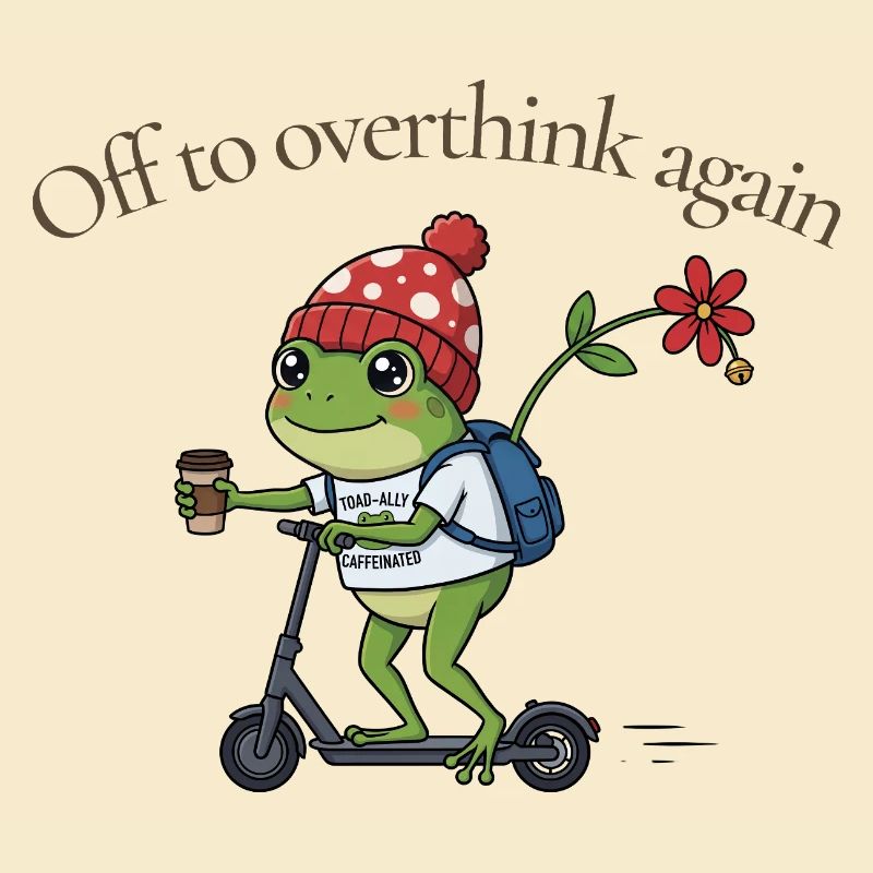 Toad-ally caffeinated frog