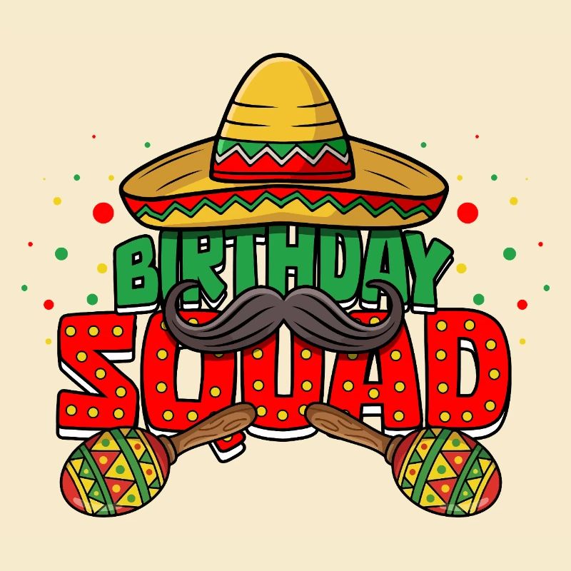 Équipe d’anniversaire Cinco de Mayo Mexican