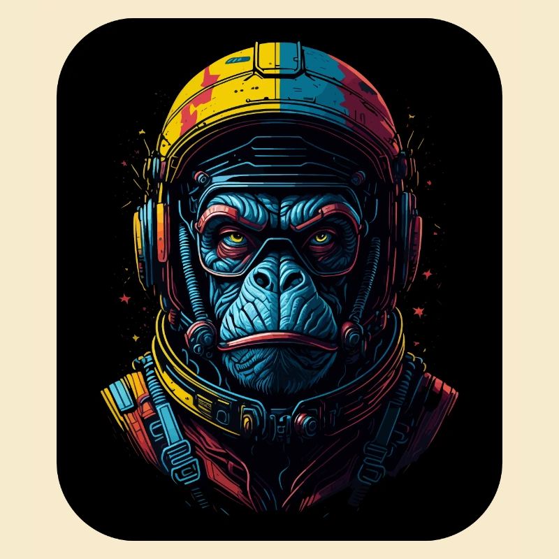 Space Monkey | ape spacesuit | Monkey space travel