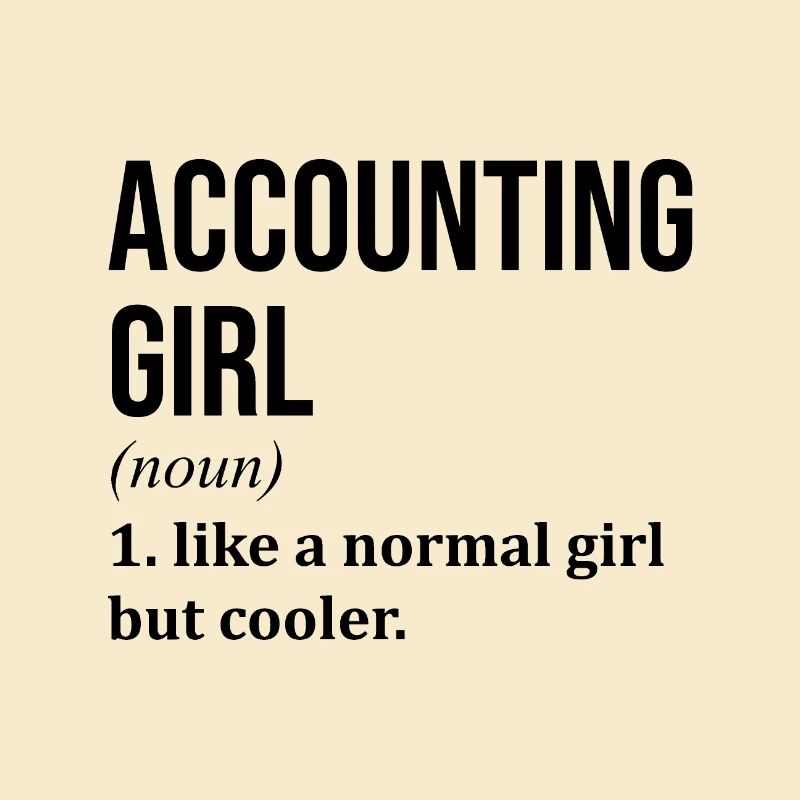 Comptabilité Fille Drôle Dire