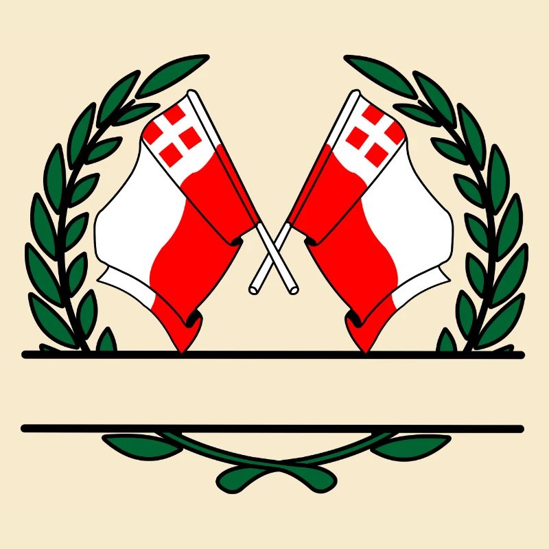 Drapeaux de la province d'Utrecht, bannière de couronne de laurier