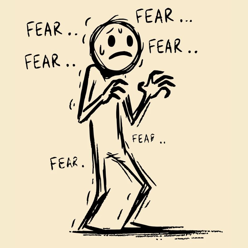 Anxious man