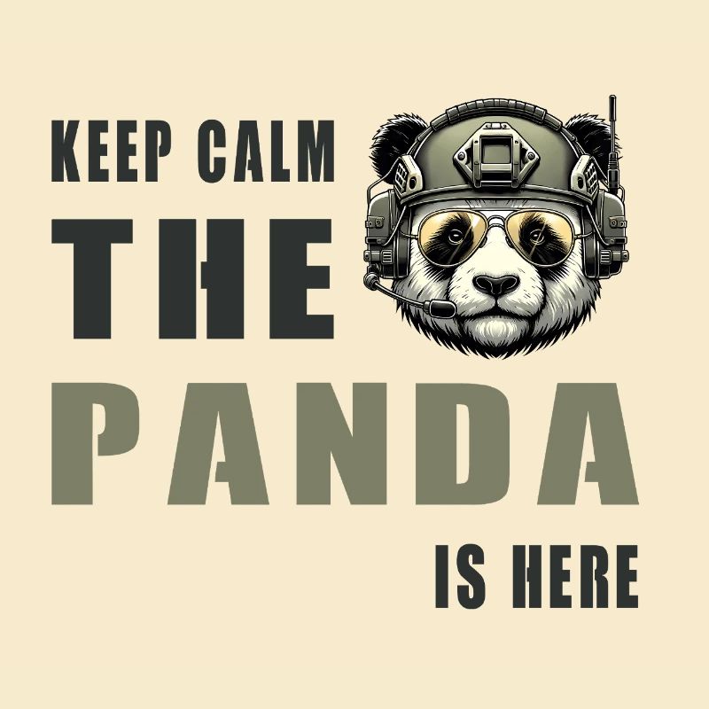 Taktischer Panda – Keep Calm
