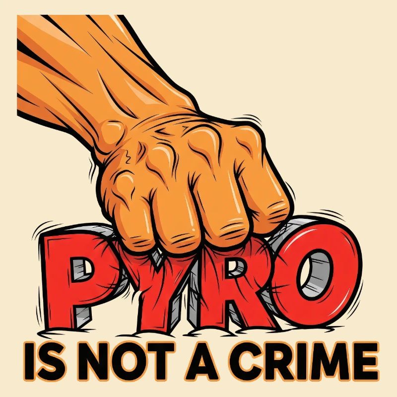 Pyro Statement Shirt – Your fireworks are art!