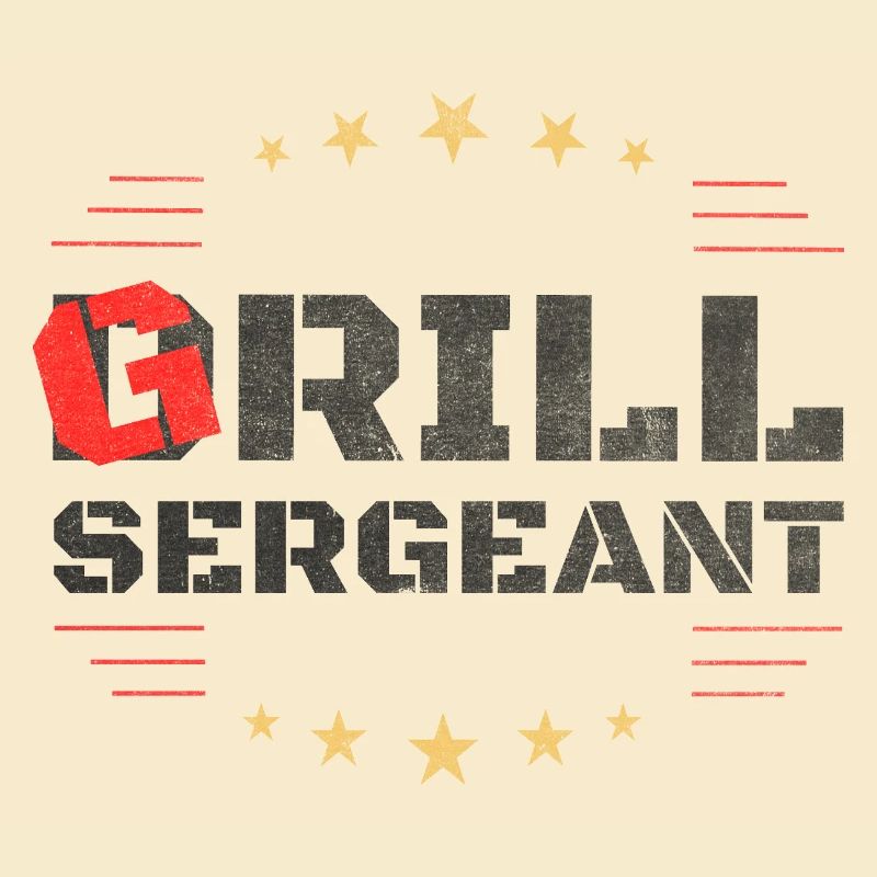 BBQ Grill Sergeant Shirt for Grillmeister