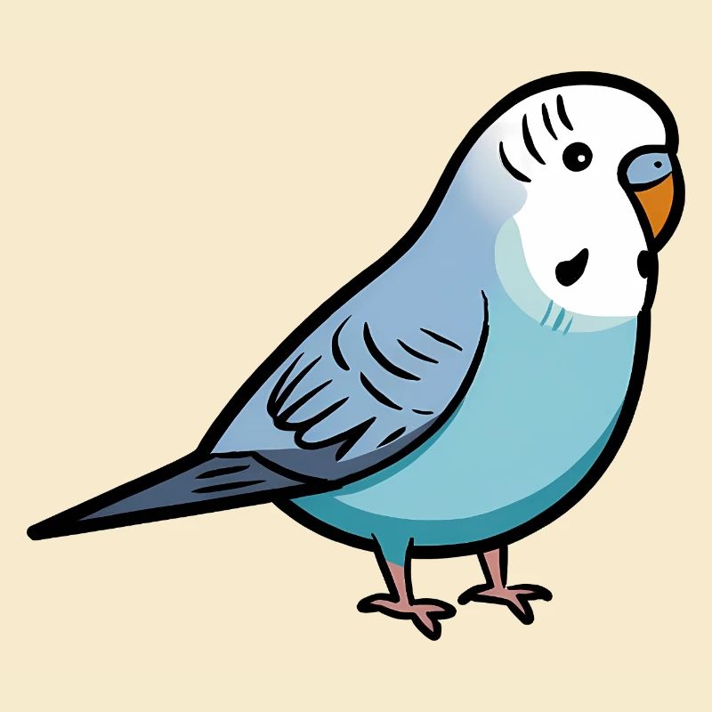 Blue Parakeet Bird Lover