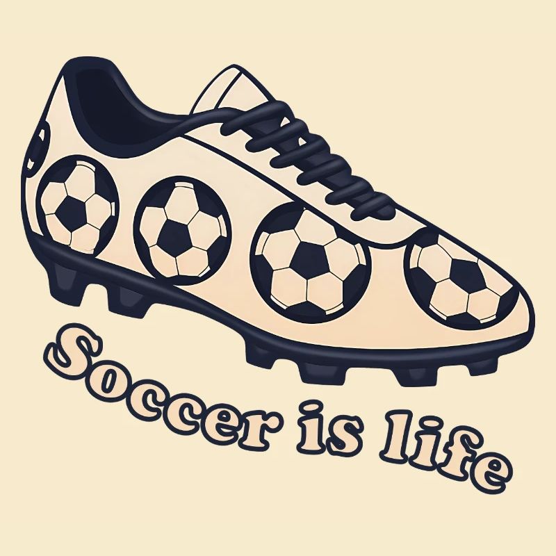 Fußball – Soccer ist Leben Design