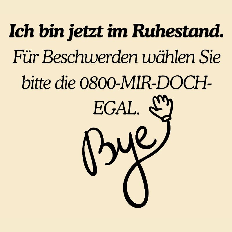 Ruhestand Design