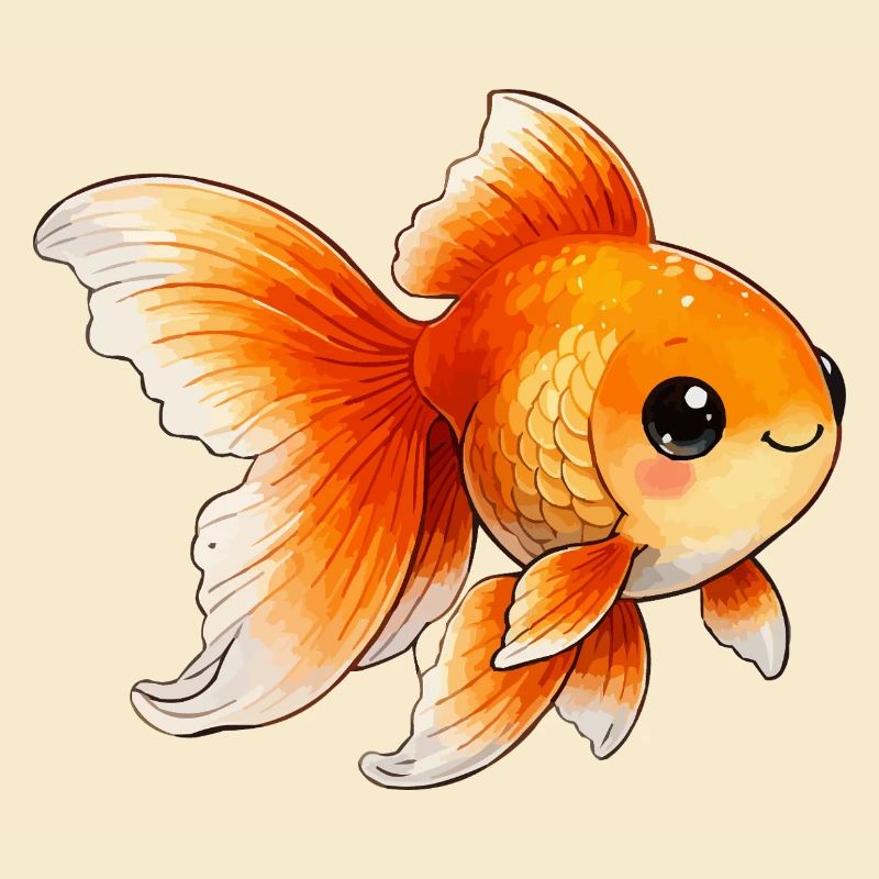 Illustration de poisson rouge