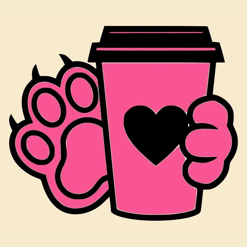 Maman de chien Paw Coffee Cup