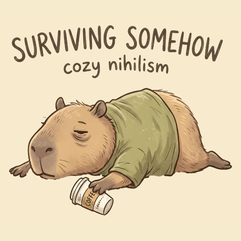 Cuddly Nihilism Capybara