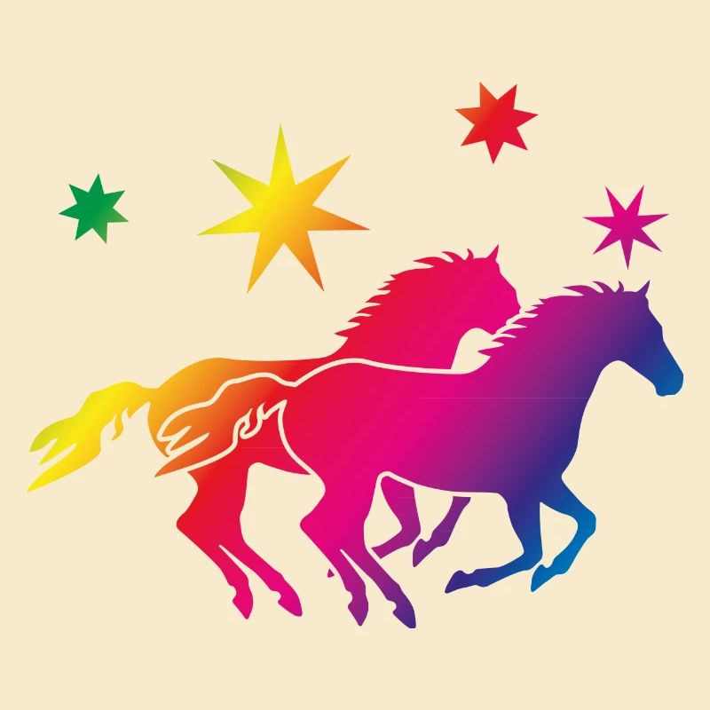 Rainbow Horse