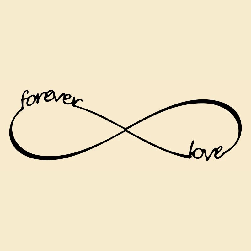 Forever Love symbole de l'infini 8