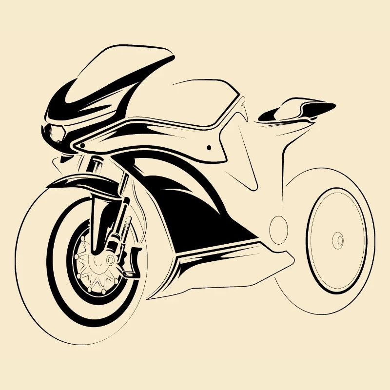 Motorcycle Illustration Icon Graphic Icon Logo
