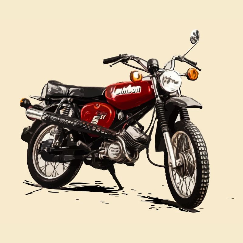 S51 Enduro Simson Motorrad