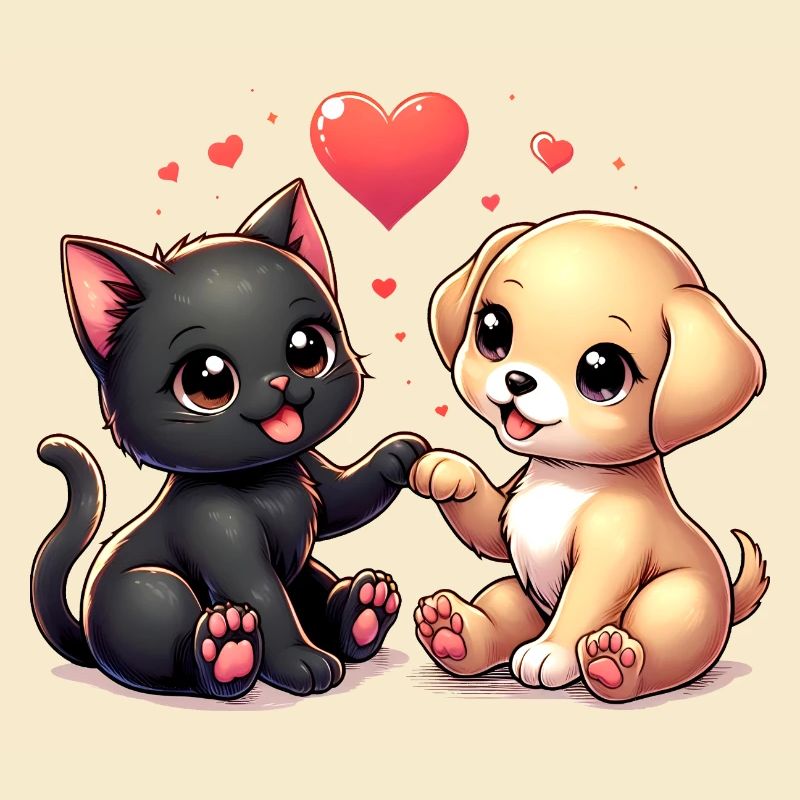 L’amour comme le chien et le chat