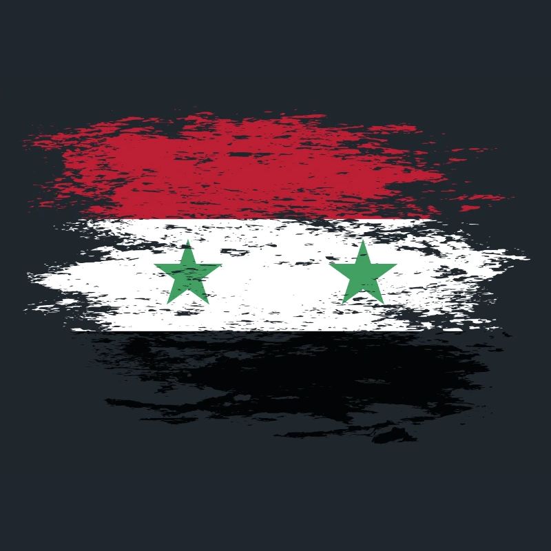 Drapeau syrien utilisé