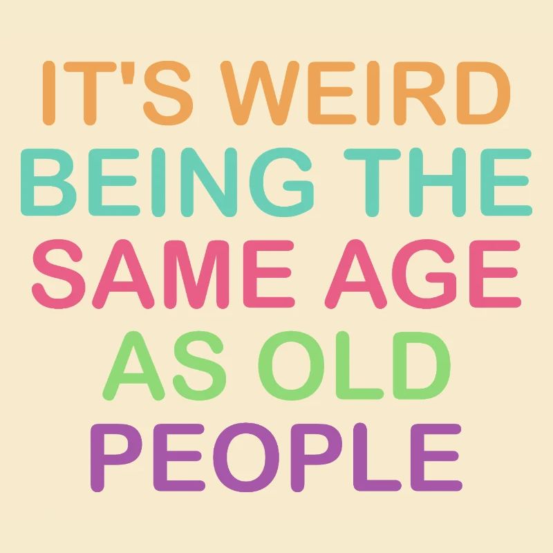 Humorous Age Comparison Design