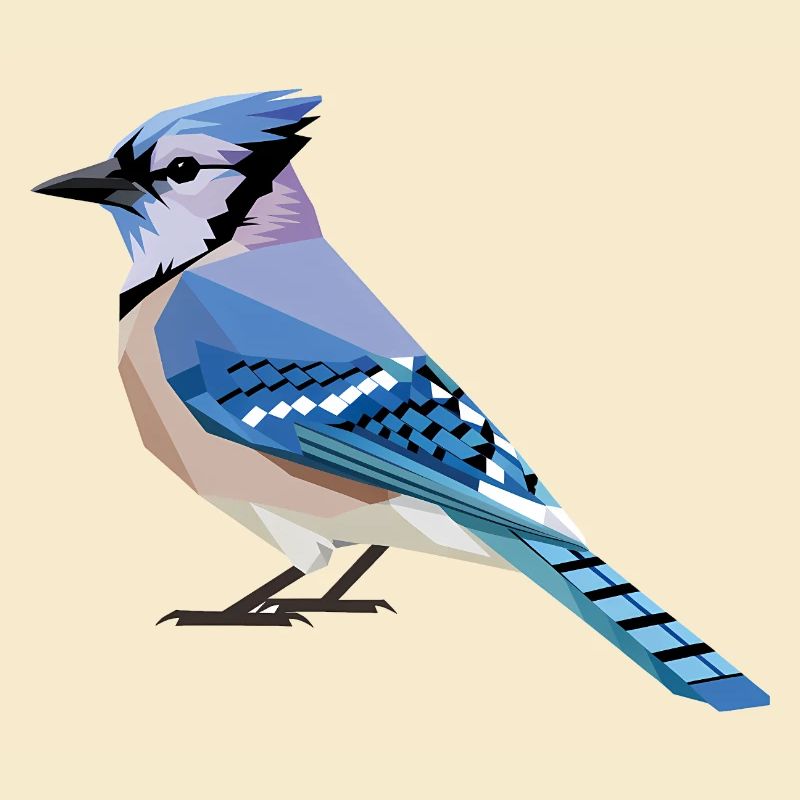 Blue Bird - Cooles Vogel Logo