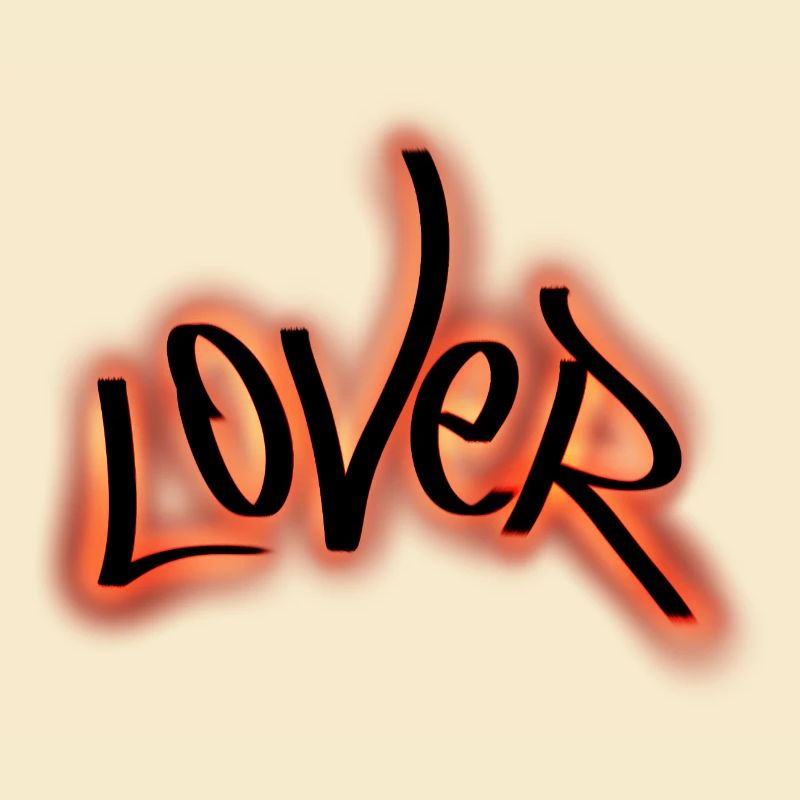Lover Graffiti Neon Font