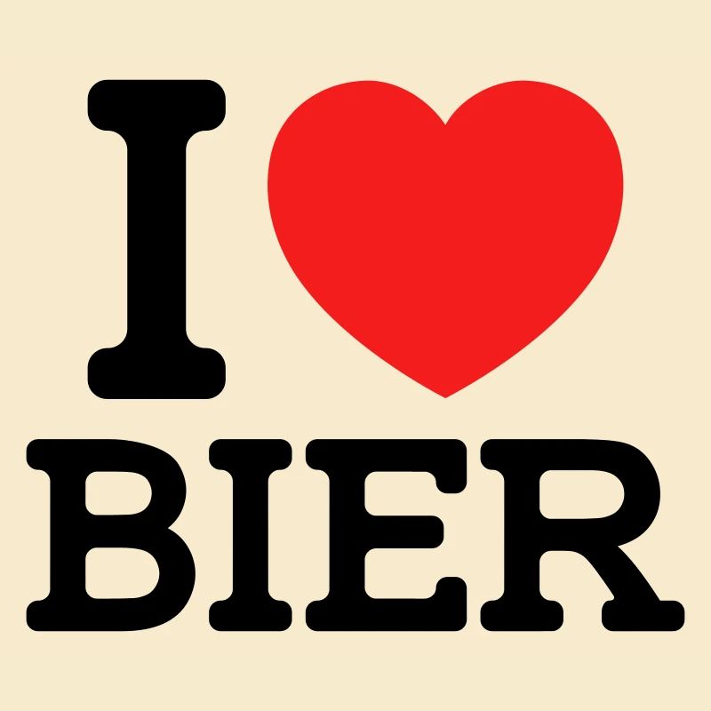 I love Bier (Farben änderbar)