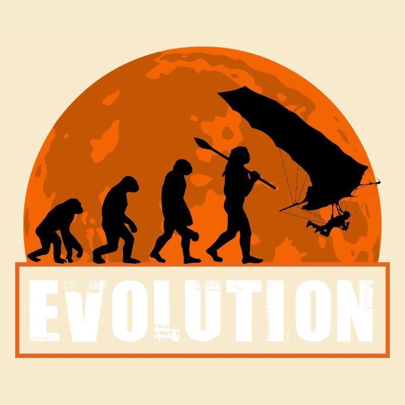 Evolution of Hang Glider Pilot Sunset Design