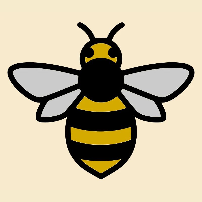 Dessin animé abeille insecte