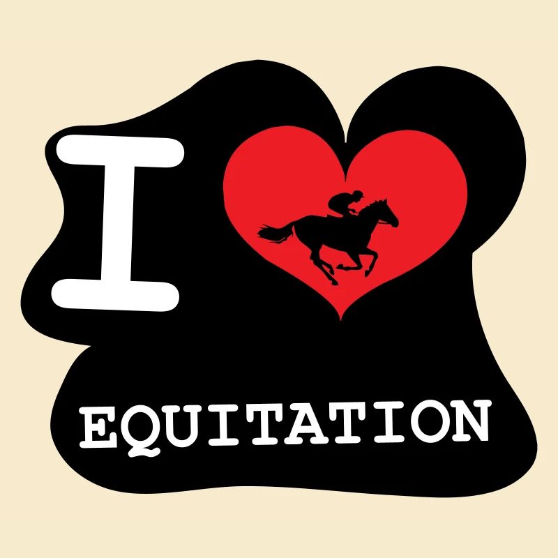Ich liebe Reiten: das Logo der Enthusiasten