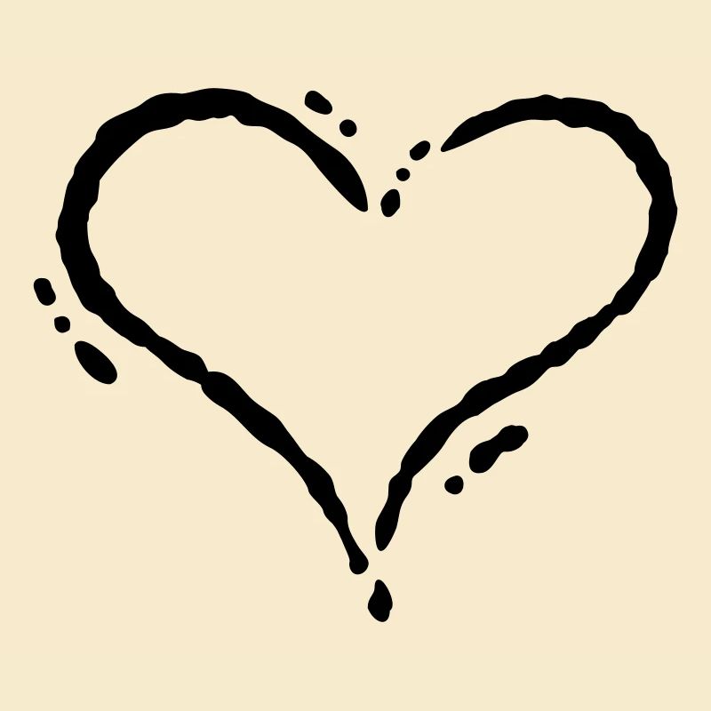 Herz - Scribble (Zeichnung)