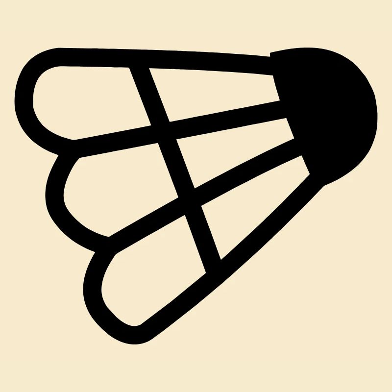 Logo de la navette simple de badminton