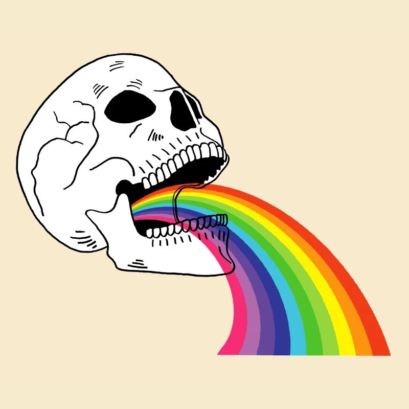 Regenbogen-Totenkopf