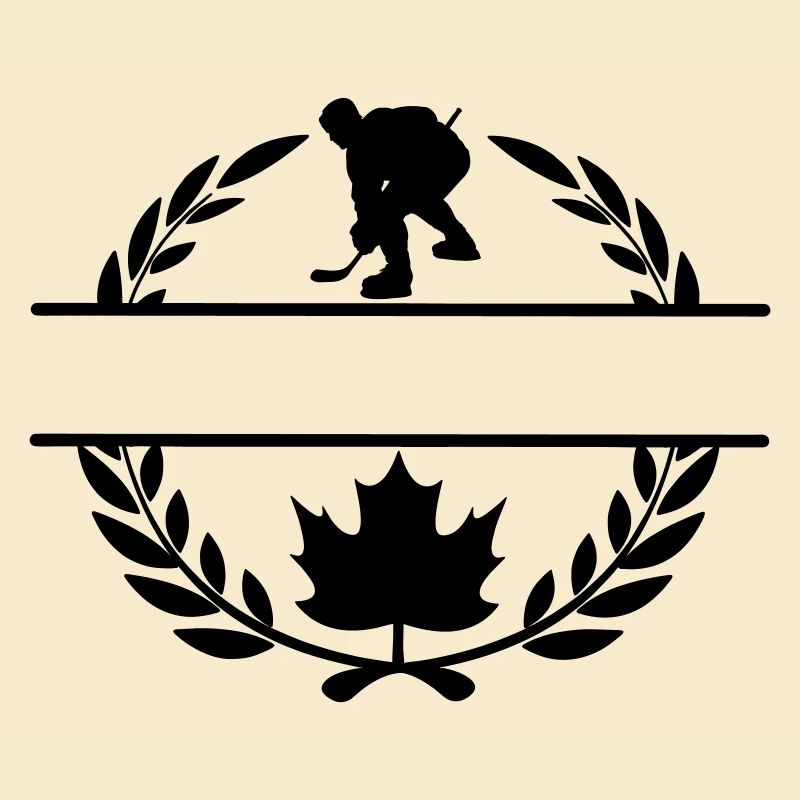 Canada maple leaf Ice hockey laurel wreath