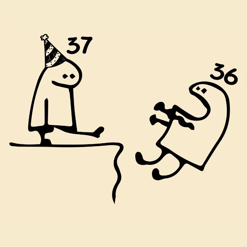 37 ans : Adieu âge 36 ans, Joyeux 37e anniversaire