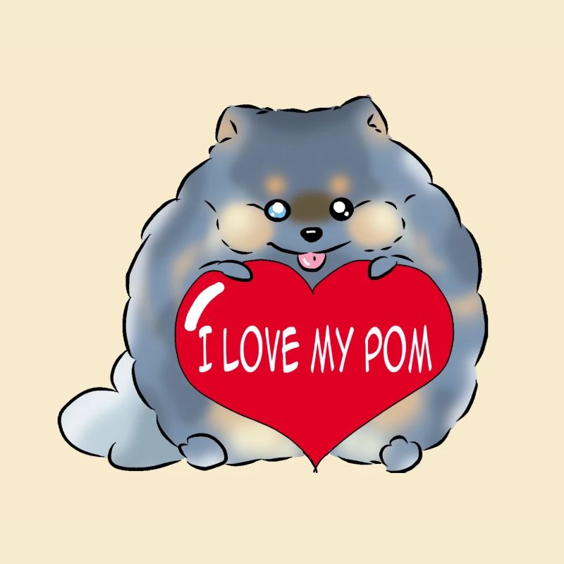J’adore mon Pom Merle