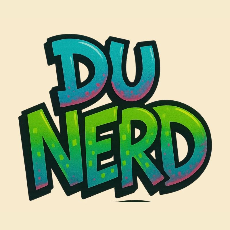 Design nerd avec dégradé