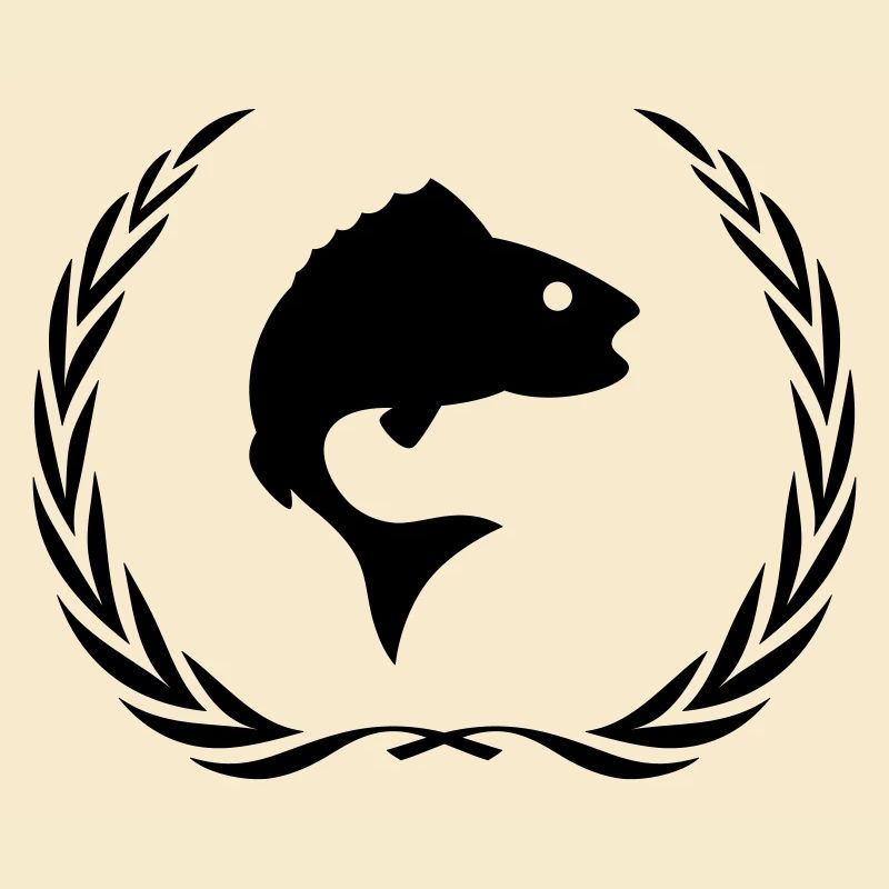Fisch Symbol Kranz