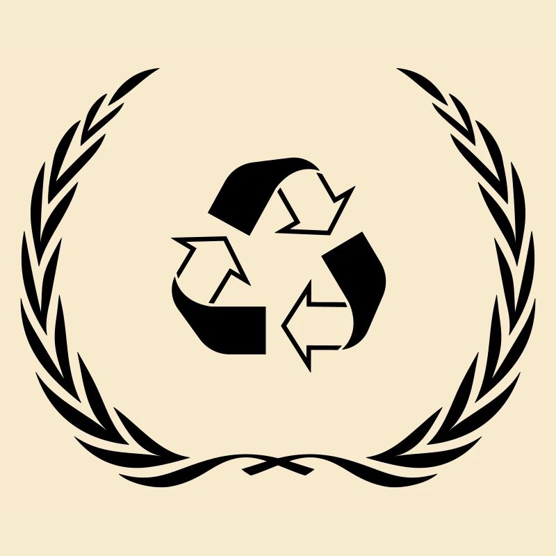 Recycling Symbol Wreath