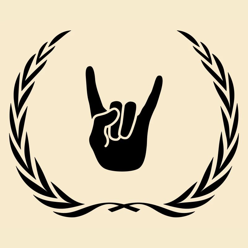 Couronne de symbole de la main du parti
