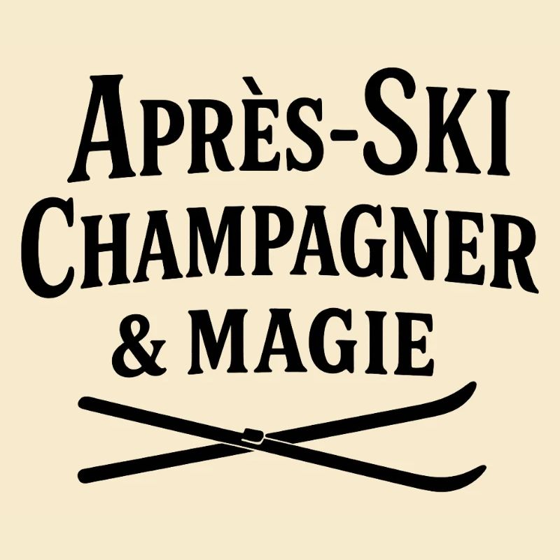 Après-ski bubbly magic