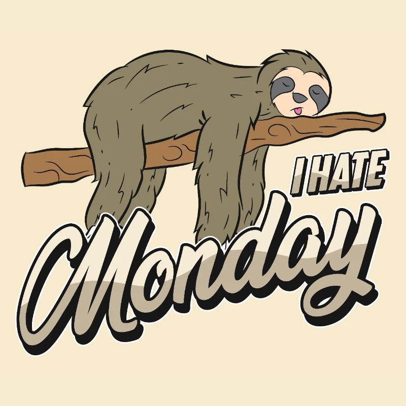 Monday-tired sloth