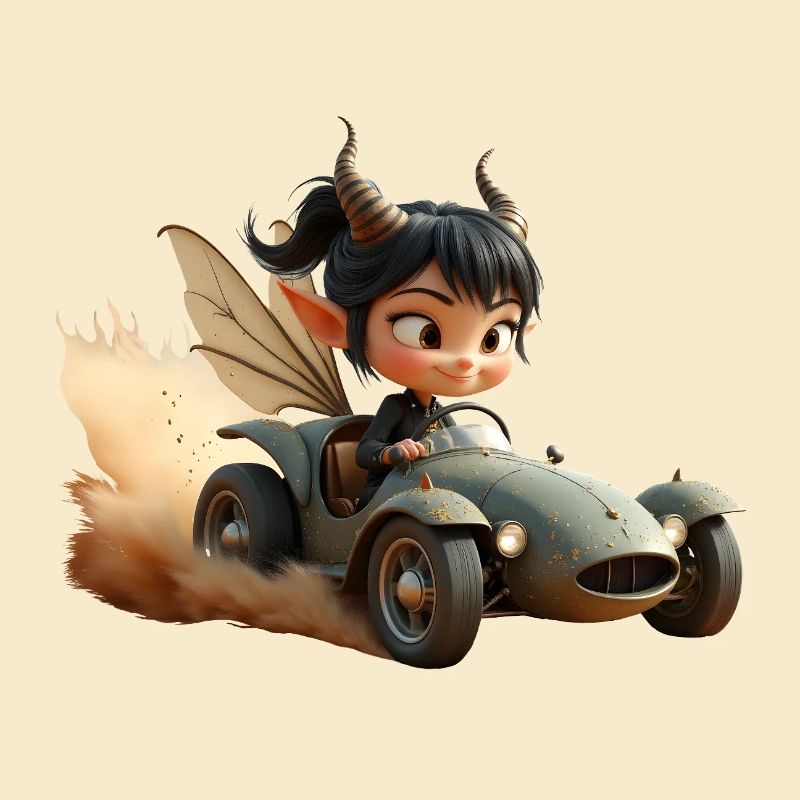Gobelin d’aventure dans un wagon de sable