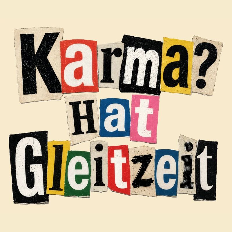 Karma? Hat Gleitzeit – lustiger Spruch