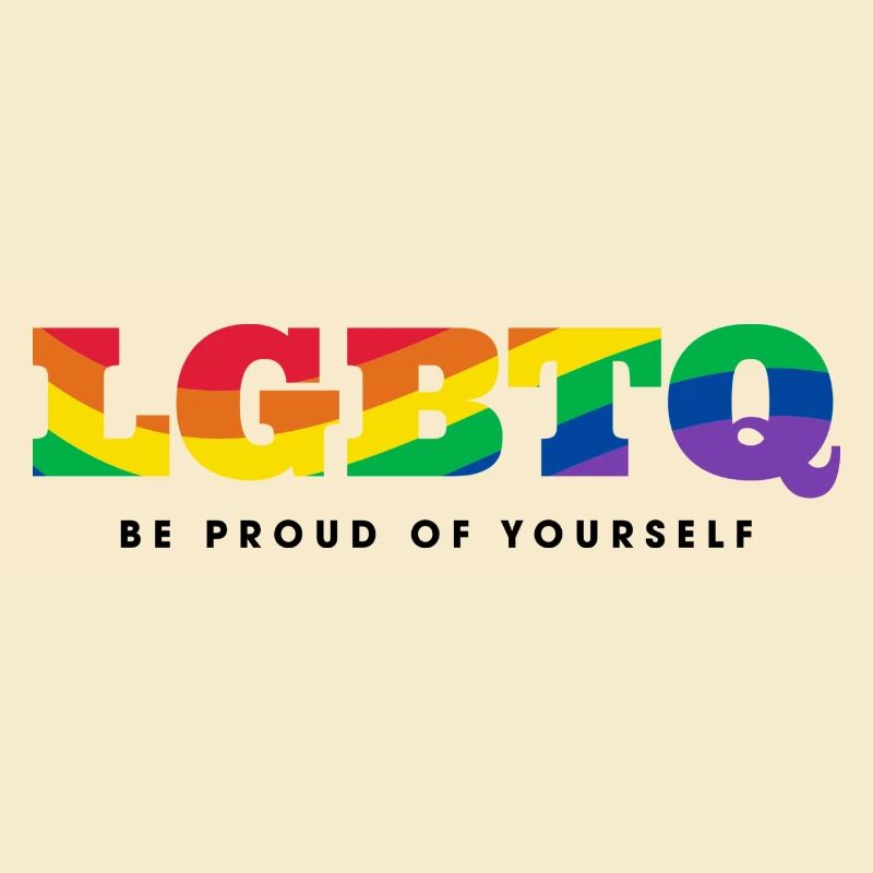 LGBTQ Stolz Sei stolz auf dich