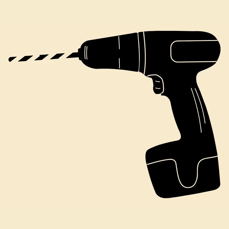 Werkzeugbohrer-Logo