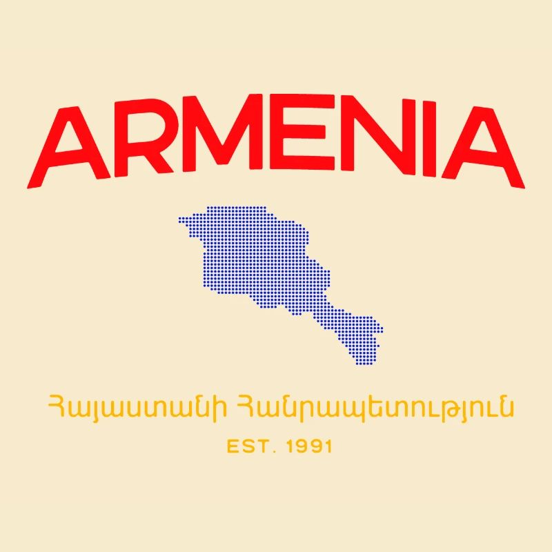 Armenia Map Script Emblem