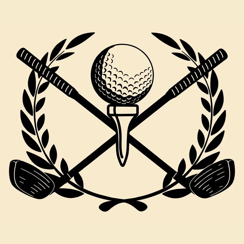 Golfin laurel wreath