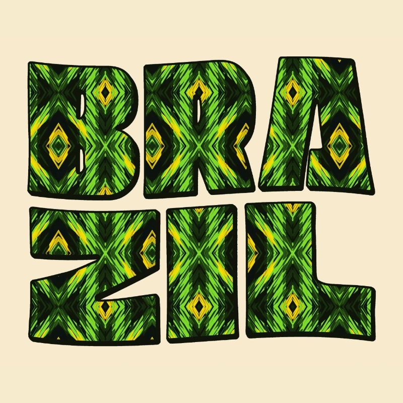 Brasil Kaleido Lettering