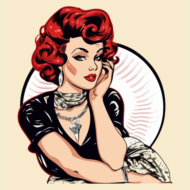 Pin up from the 60s